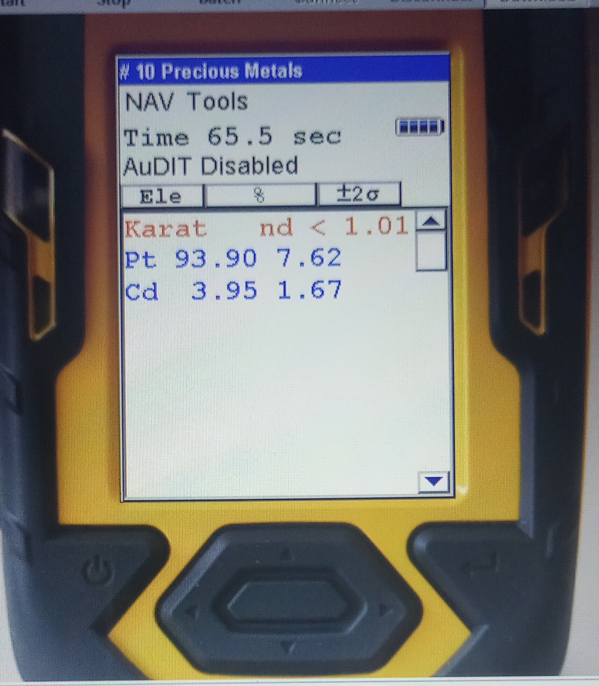 XRF Black Slag