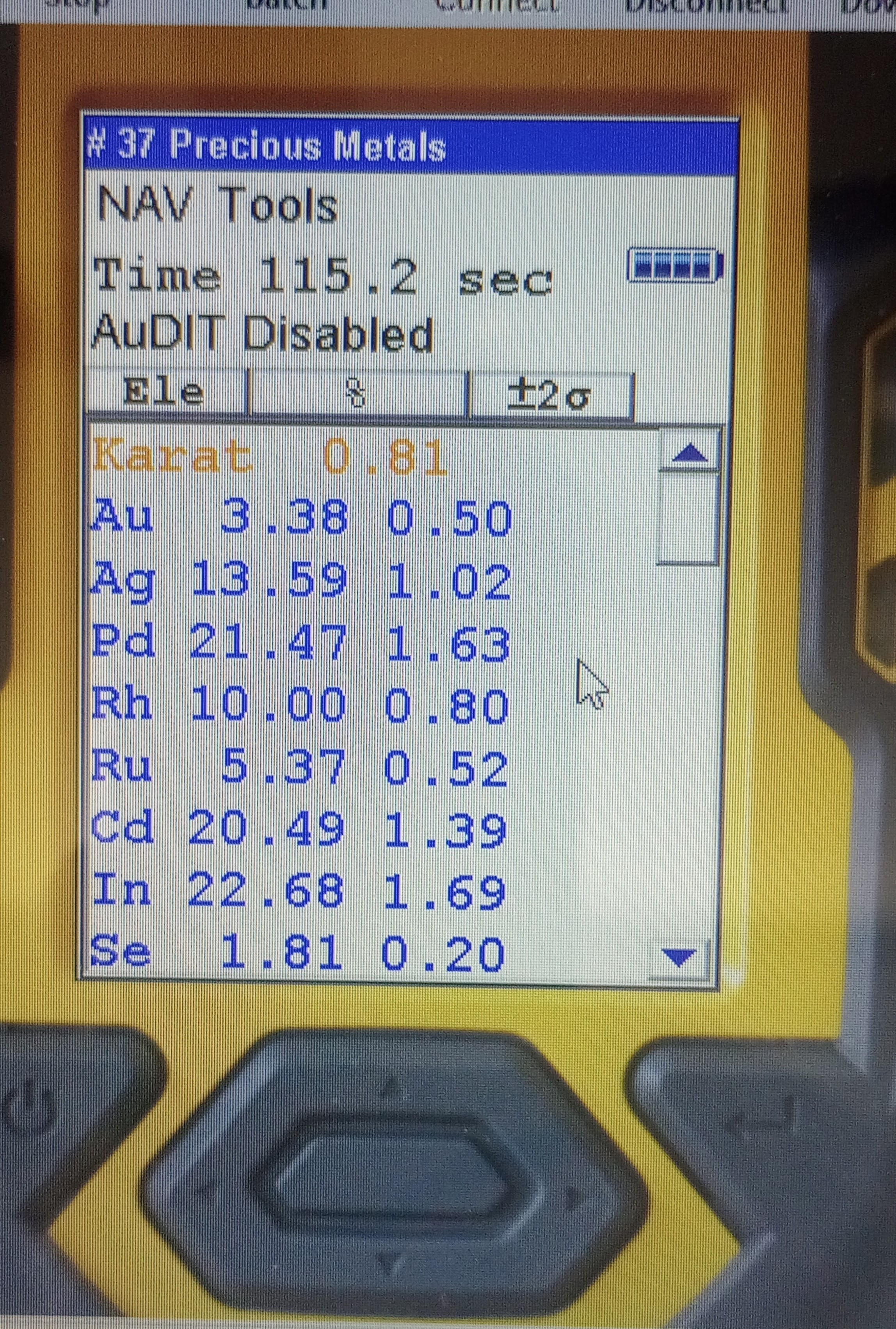 XRF Roasted Sand